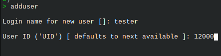 user UID